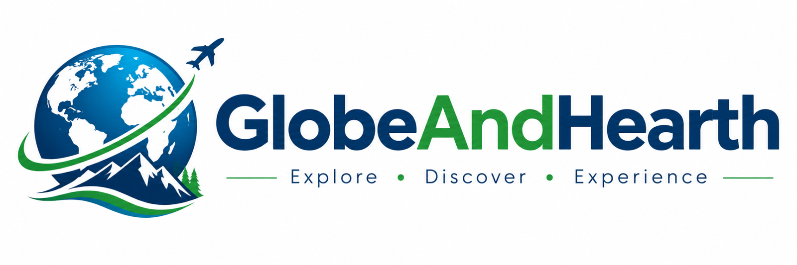 GlobeAndHearth travel and adventure logo